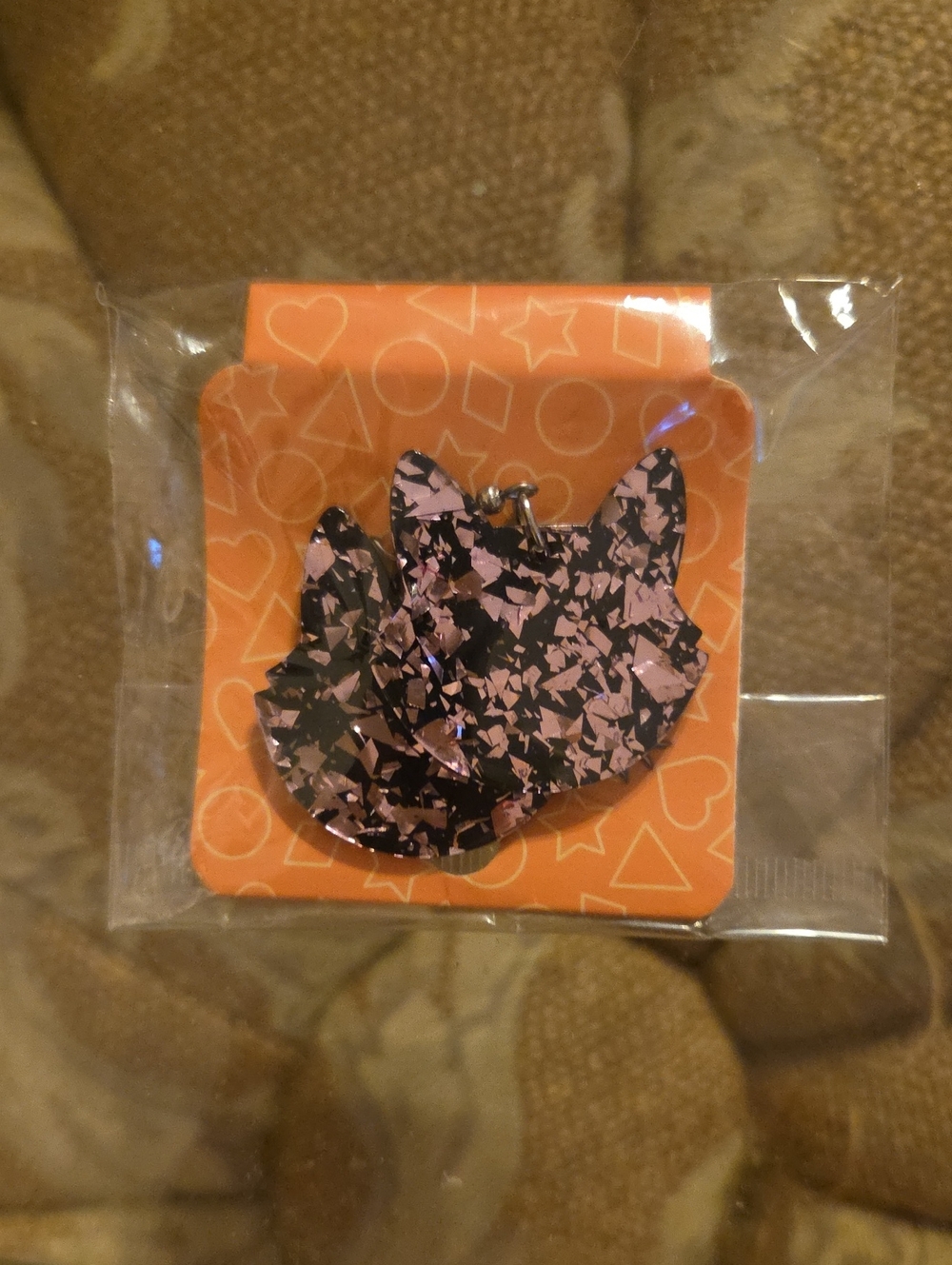 Erstwilder Pink & Black Cat Silhouette Resin Earrings - Women Accessories